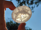 Polished Rose Quartz Worry Stones x 12 From Madagascar - Toprock Gemstones and Minerals 