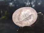 Polished Rose Quartz Worry Stones x 12 From Madagascar - Toprock Gemstones and Minerals 