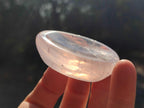Polished Rose Quartz Worry Stones x 12 From Madagascar - Toprock Gemstones and Minerals 