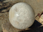 Polished XL Banded Agate Sphere with Quartz x 1 From Madagascar - Toprock Gemstones and Minerals 