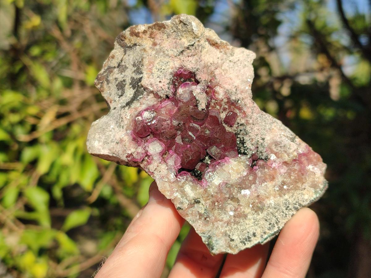 Natural Spherocobaltite Cabinet Size Specimens x 3 From Musonoi Mine, Congo - Toprock Gemstones and Minerals 
