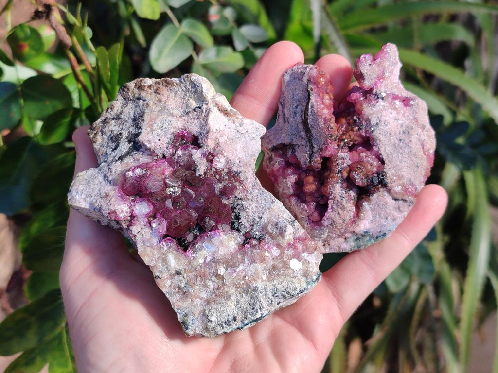 Natural Spherocobaltite Cabinet Size Specimens x 3 From Musonoi Mine, Congo - Toprock Gemstones and Minerals 