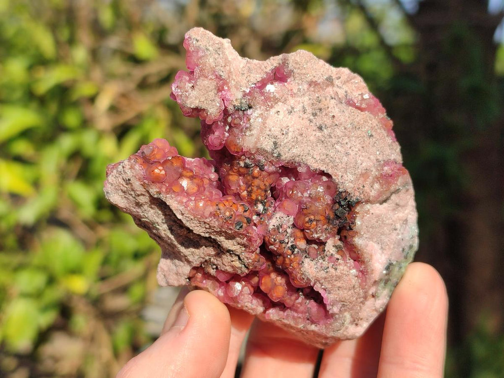 Natural Spherocobaltite Cabinet Size Specimens x 3 From Musonoi Mine, Congo - Toprock Gemstones and Minerals 