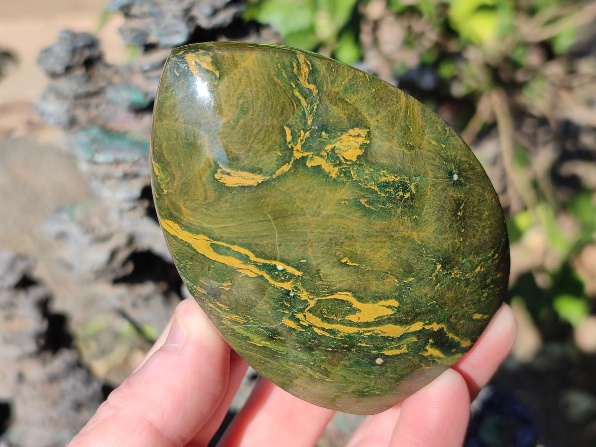 Polished Ocean Jasper Display Pieces x 5 From Northwest Coast, Madagascar - Toprock Gemstones and Minerals 