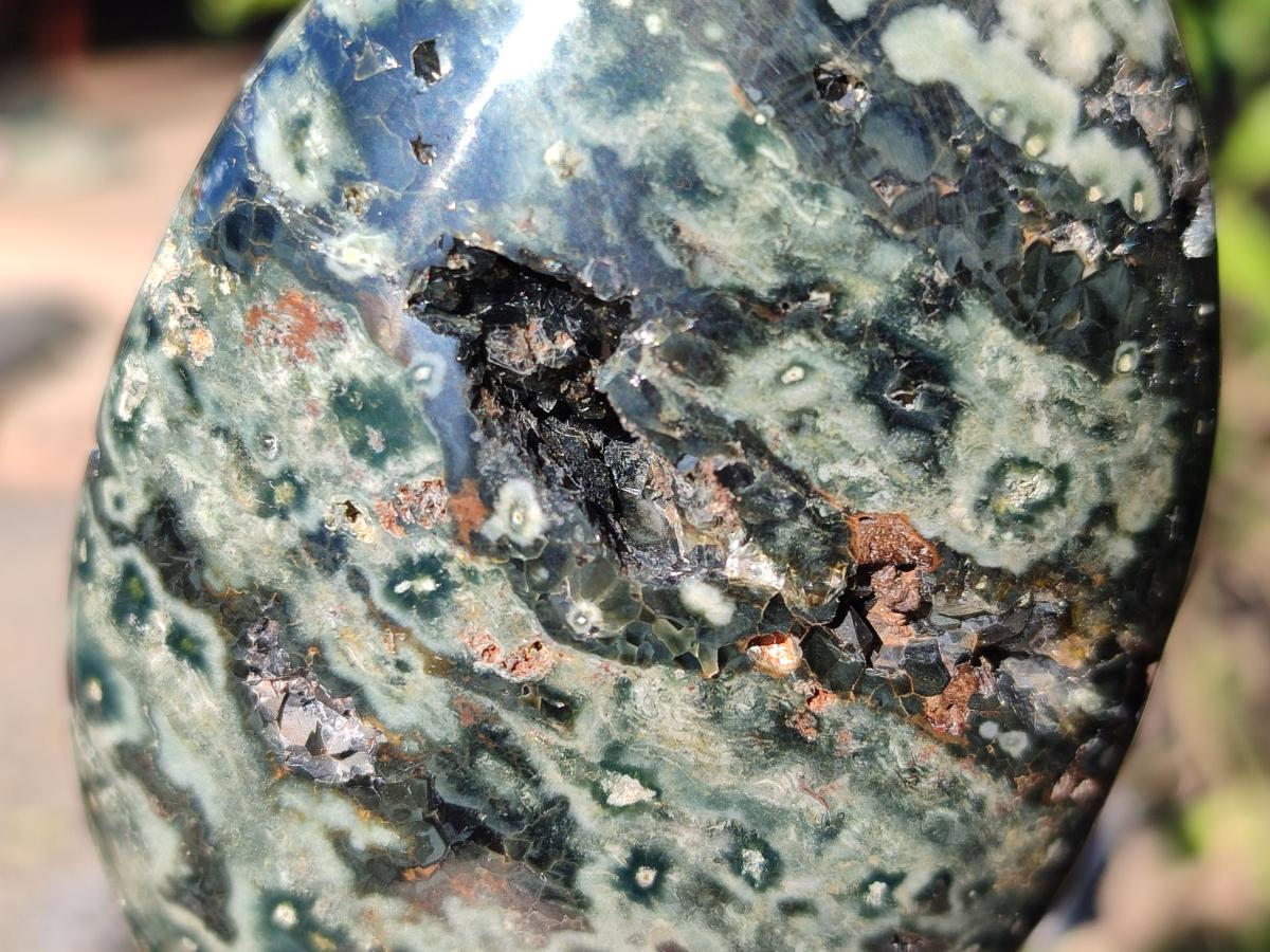 Polished Ocean Jasper Display Pieces x 5 From Northwest Coast, Madagascar - Toprock Gemstones and Minerals 
