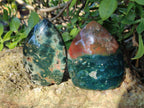 Polished Ocean Jasper Display Pieces x 5 From Northwest Coast, Madagascar - Toprock Gemstones and Minerals 