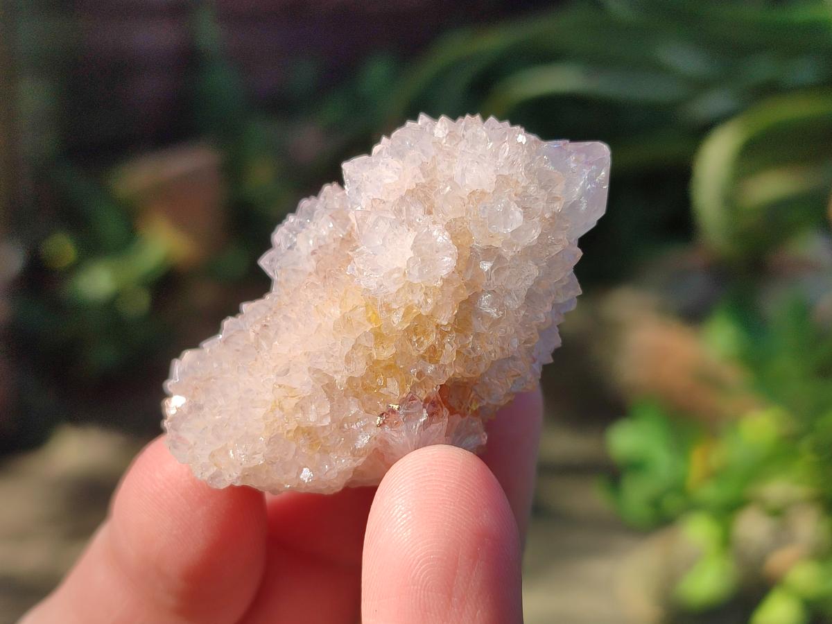 Natural White Drusy Spirit Quartz Clusters x 20 From Boekenhouthoek, South Africa - Toprock Gemstones and Minerals 