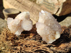 Natural White Drusy Spirit Quartz Clusters x 20 From Boekenhouthoek, South Africa - Toprock Gemstones and Minerals 
