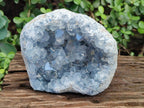 Natural Large Blue Celestite Geode Specimen x 1 From Sakoany, Madagascar - Toprock Gemstones and Minerals 