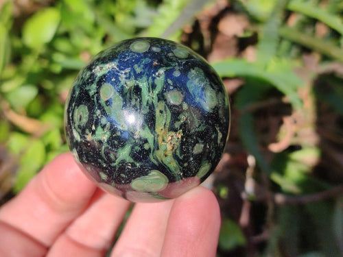 Polished Small Stromatolite "Kambaba Jasper" Spheres x 12 From Katsepy, Madagascar - Toprock Gemstones and Minerals 