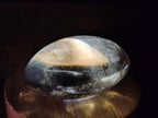 Polished Large Smokey Window Quartz Galets x 12 From Madagascar - Toprock Gemstones and Minerals 
