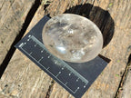 Polished Large Smokey Window Quartz Galets x 12 From Madagascar - Toprock Gemstones and Minerals 