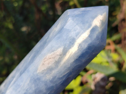 Polished Blue Calcite Display Crystals x 6 From Madagascar - Toprock Gemstones and Minerals 