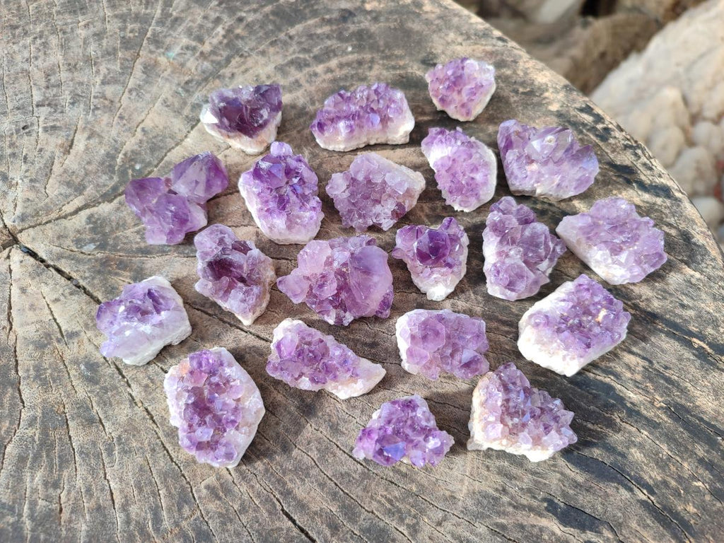 Natural Mini Amethyst Clusters x 70 From Ambatondrazaka, Madagascar - Toprock Gemstones and Minerals 
