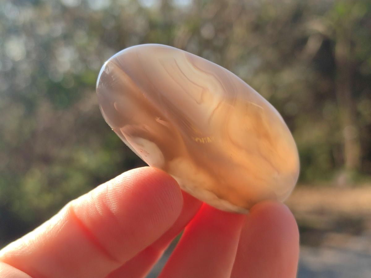 Polished Banded Agate Hearts x 24 From Madagascar - Toprock Gemstones and Minerals 