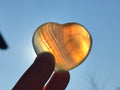 Polished Banded Agate Hearts x 24 From Madagascar - Toprock Gemstones and Minerals 