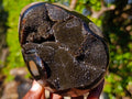 Polished Septerye Sauvage "Dragons Egg" Geodes x 2 From Mahajanga, Madagascar - Toprock Gemstones and Minerals 