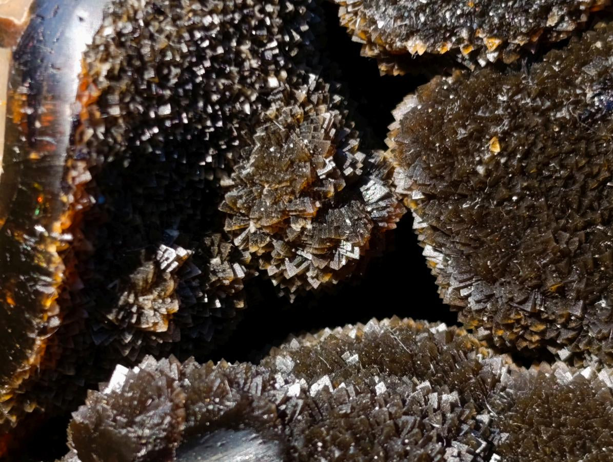 Polished Septerye Sauvage "Dragons Egg" Geodes x 2 From Mahajanga, Madagascar - Toprock Gemstones and Minerals 