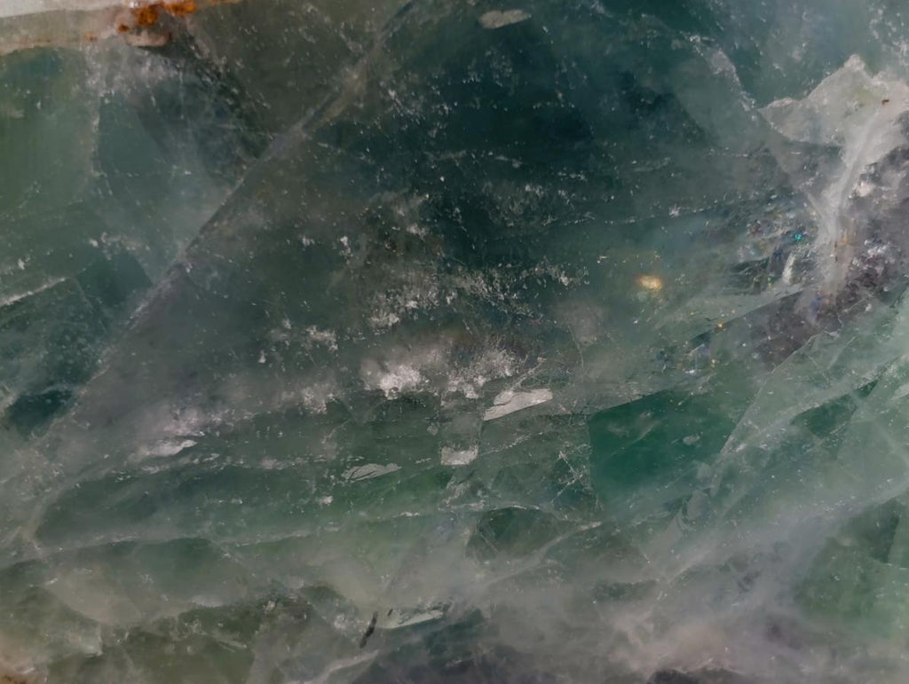 Polished Watermelon Fluorite Standing Display Pieces x 3 From Uis, Namibia - Toprock Gemstones and Minerals 