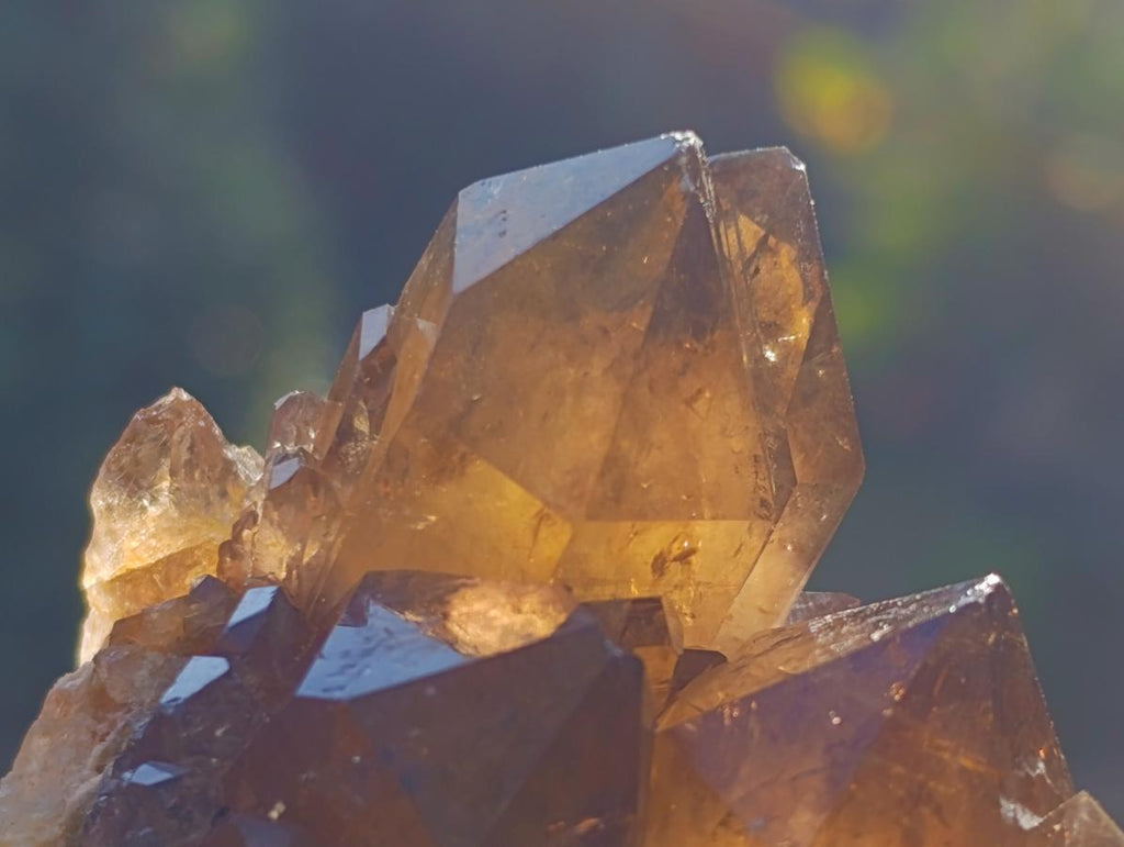 Natural Cascading Smokey Citrine Quartz Clusters x 12 From Luena, Congo - Toprock Gemstones and Minerals 