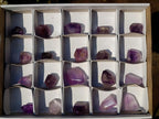Polished Window Amethyst Crystals x 20 From Akansobe, Madagascar - Toprock Gemstones and Minerals 