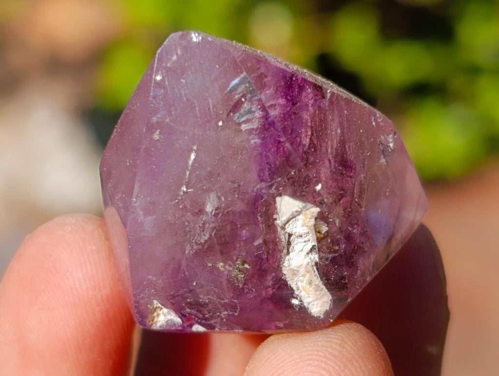Polished Window Amethyst Crystals x 20 From Akansobe, Madagascar - Toprock Gemstones and Minerals 