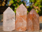 Polished Red Hematoid Quartz Display Crystals x 12 From Ambatondrazaka, Madagascar - Toprock Gemstones and Minerals 