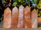 Polished Red Hematoid Quartz Display Crystals x 12 From Ambatondrazaka, Madagascar - Toprock Gemstones and Minerals 