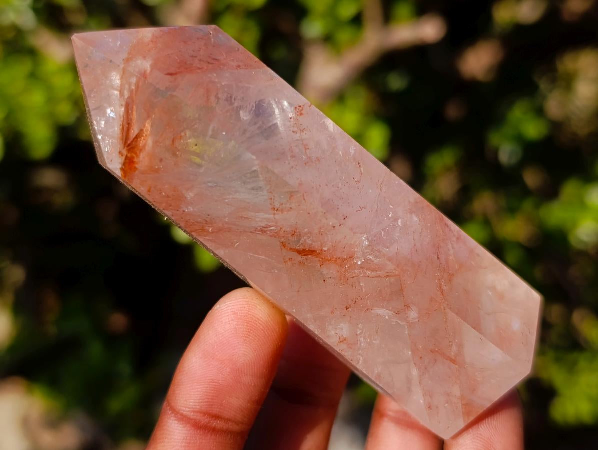 Polished Red Hematoid Quartz Display Crystals x 12 From Ambatondrazaka, Madagascar - Toprock Gemstones and Minerals 