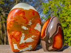 Polished Large Polychrome Jasper Standing Display Pieces x 2 From NW Coast, Madagascar - Toprock Gemstones and Minerals 