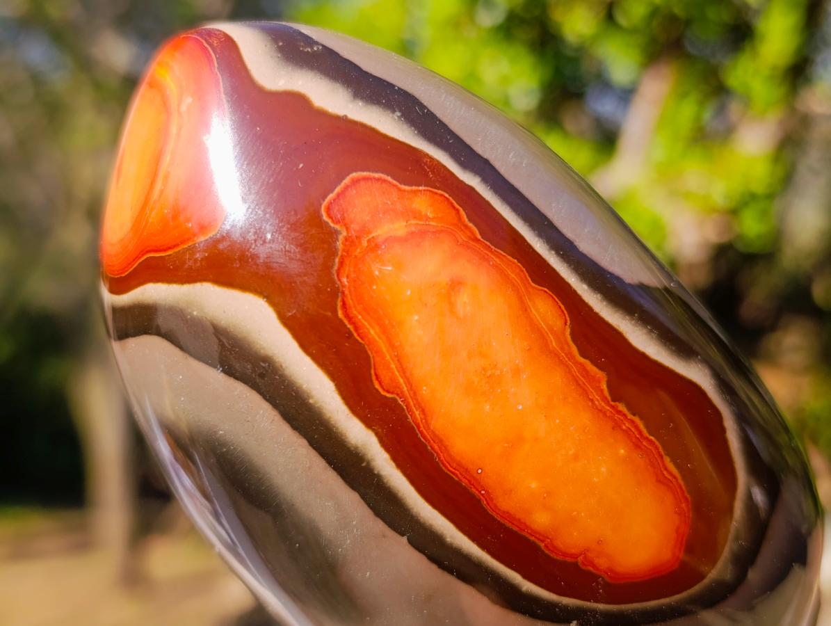 Polished Large Polychrome Jasper Standing Display Pieces x 2 From NW Coast, Madagascar - Toprock Gemstones and Minerals 