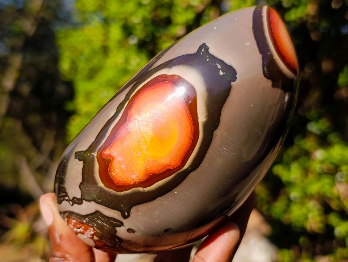 Polished Large Polychrome Jasper Standing Display Pieces x 2 From NW Coast, Madagascar - Toprock Gemstones and Minerals 
