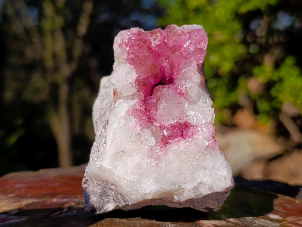 Natural Spherocobaltite Specimens x 3 From Musonoi Mine, Congo - Toprock Gemstones and Minerals 