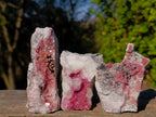 Natural Spherocobaltite Specimens x 3 From Musonoi Mine, Congo - Toprock Gemstones and Minerals 