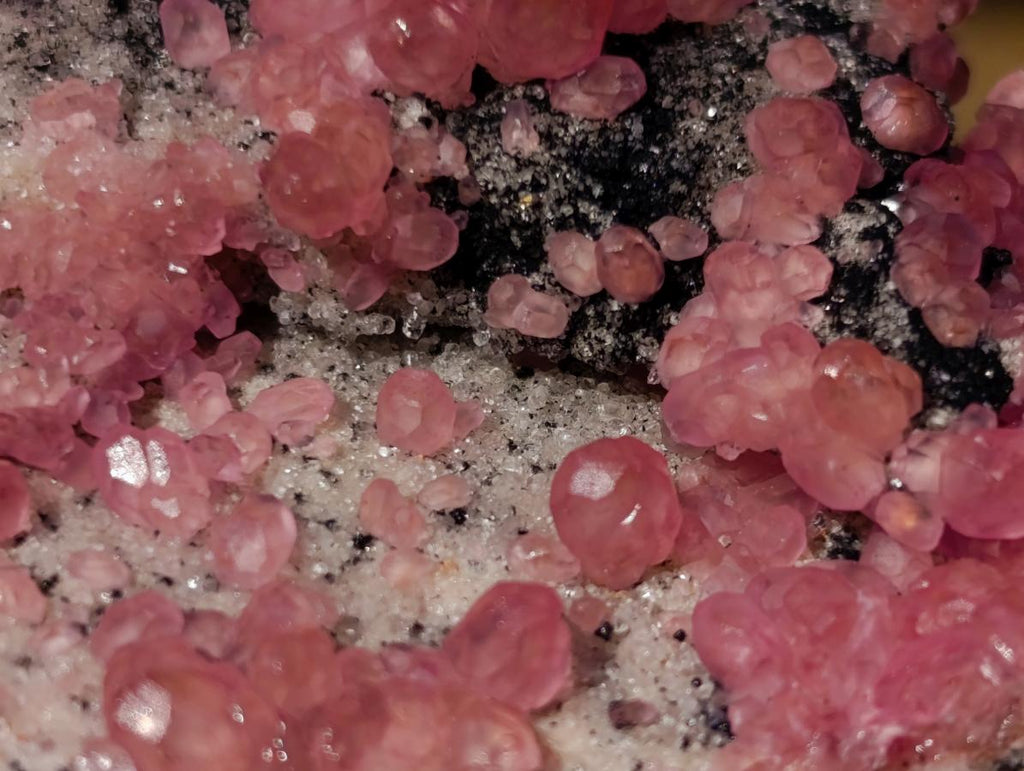 Natural Spherocobaltite Specimens x 3 From Musonoi Mine, Congo - Toprock Gemstones and Minerals 