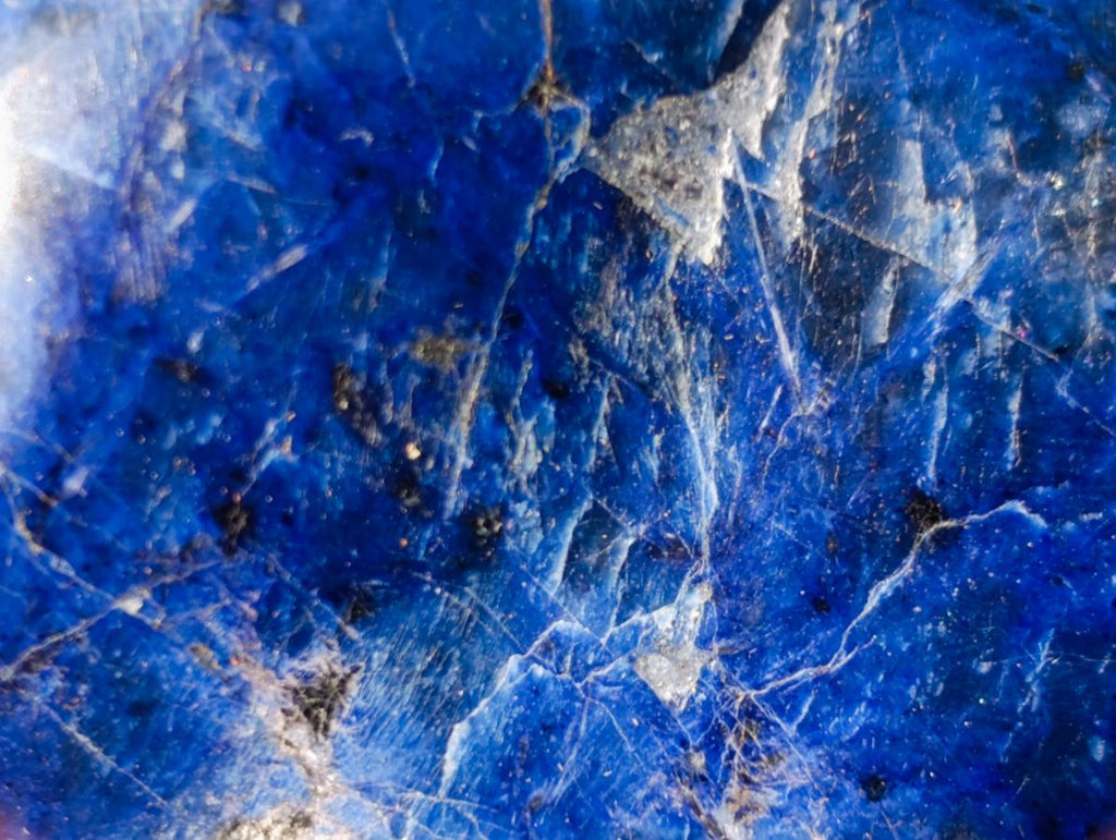 Polished Dumortierite Standing Display Pieces x 6 From Madagascar - Toprock Gemstones and Minerals 