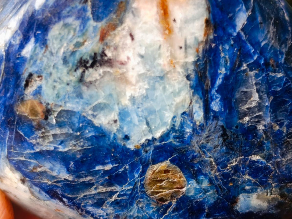 Polished Dumortierite Standing Display Pieces x 6 From Madagascar - Toprock Gemstones and Minerals 