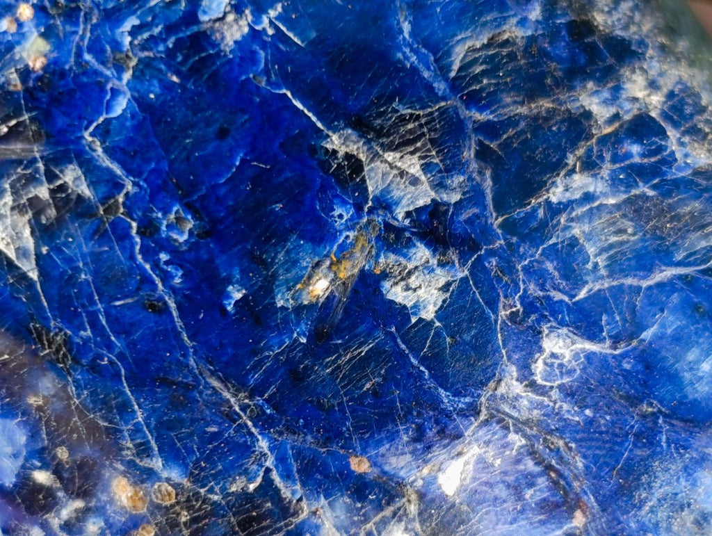 Polished Dumortierite Standing Display Pieces x 6 From Madagascar - Toprock Gemstones and Minerals 