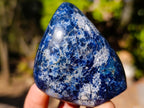 Polished Dumortierite Standing Display Pieces x 6 From Madagascar - Toprock Gemstones and Minerals 