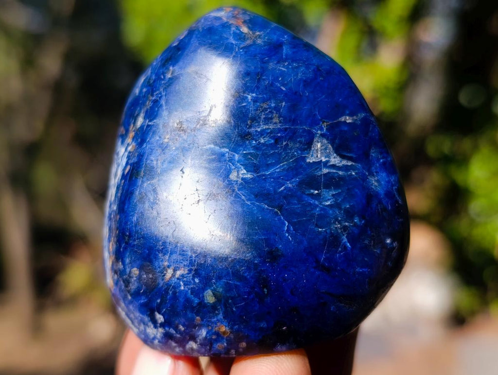 Polished Dumortierite Standing Display Pieces x 6 From Madagascar - Toprock Gemstones and Minerals 