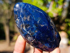 Polished Dumortierite Standing Display Pieces x 6 From Madagascar - Toprock Gemstones and Minerals 