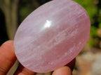 Polished Gemmy Rose Quartz Palm Stones x 20 From Madagascar - Toprock Gemstones and Minerals 