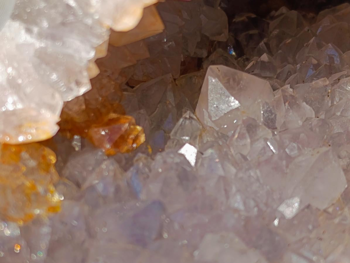Natural XL Agate Geode with Crystalline Quartz Centre x 1 From Maintirano, Madagascar - Toprock Gemstones and Minerals 