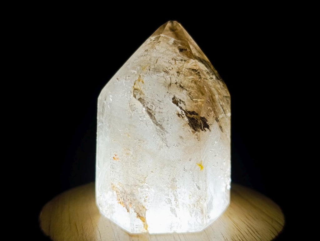 Polished Smokey Window Quartz Crystals x 6 From Akansobe, Madagascar - Toprock Gemstones and Minerals 