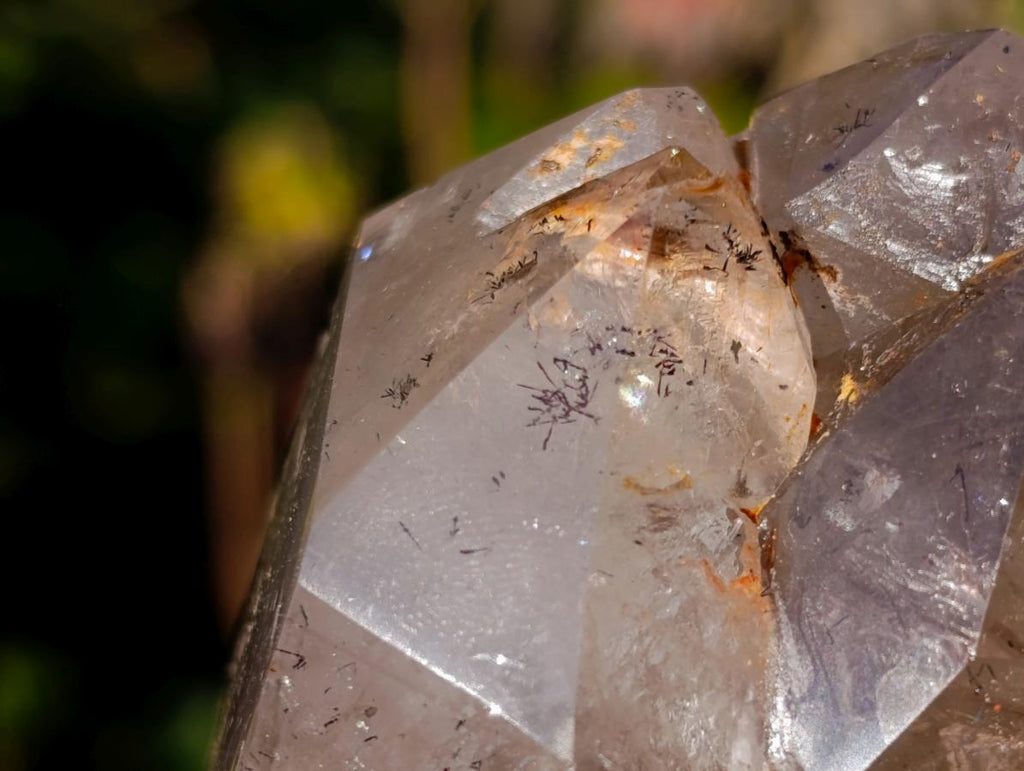 Polished Smokey Window Quartz Crystals x 6 From Akansobe, Madagascar - Toprock Gemstones and Minerals 