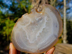 Polished Banded Agate Slices with Natural Edging x 7 From Madagascar - Toprock Gemstones and Minerals 