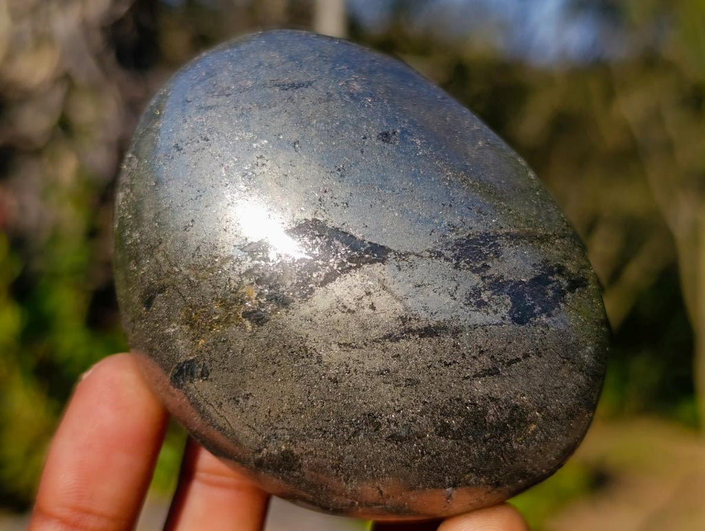 Polished Basalt Pharaoh Stone Galets x 12 From Iron Duke Mine, Zimbabwe - Toprock Gemstones and Minerals 