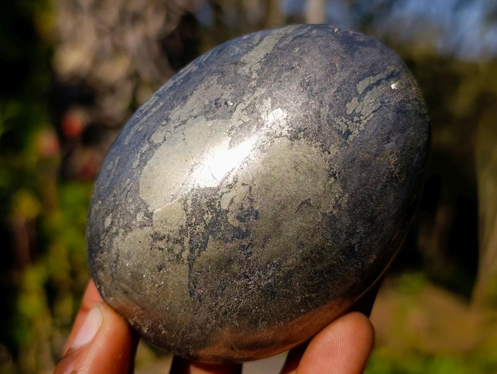 Polished Basalt Pharaoh Stone Galets x 12 From Iron Duke Mine, Zimbabwe - Toprock Gemstones and Minerals 