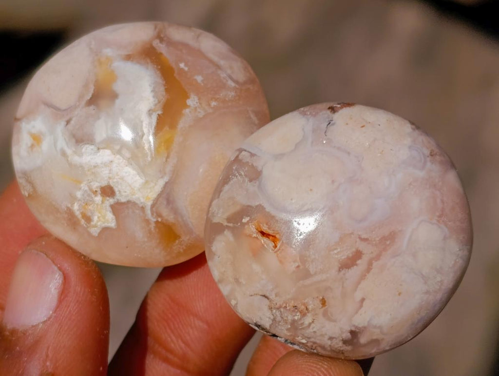 Polished Flower Agate Free Forms x 70 From Antsahalova, Madagascar - Toprock Gemstones and Minerals 