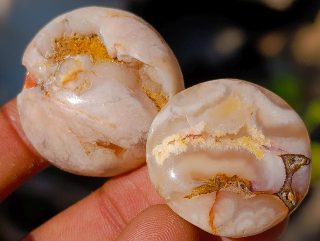 Polished Flower Agate Free Forms x 70 From Antsahalova, Madagascar - Toprock Gemstones and Minerals 